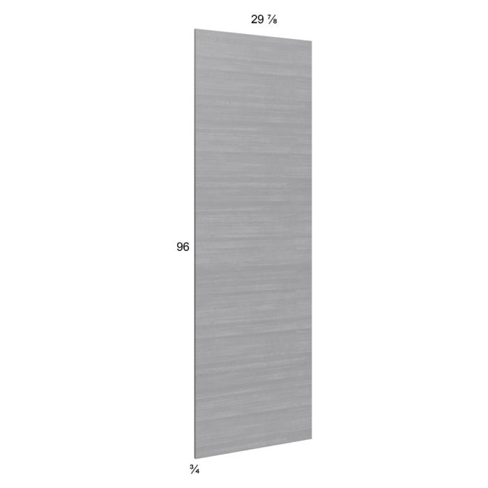 RTA Euro Grey Tall Overlay Panel - 29-7/8"W x 96"H x 3/4"D