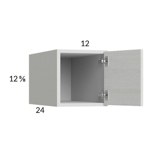 RTA Euro White Grain 12" x 12-5/8" x 24" Wall Cabinet