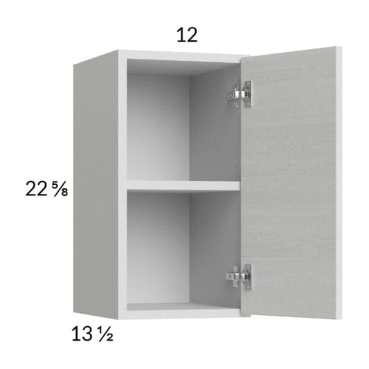 RTA Euro White Grain 12" x 22-5/8" Wall Cabinet with 2 Finished End Panels