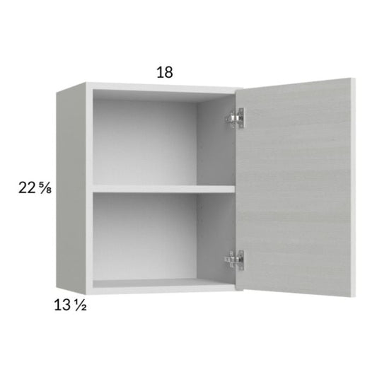 RTA Euro White Grain 18" x 22-5/8" Wall Cabinet