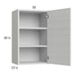 RTA Euro White Grain 18" x 30-1/4" Wall Cabinet