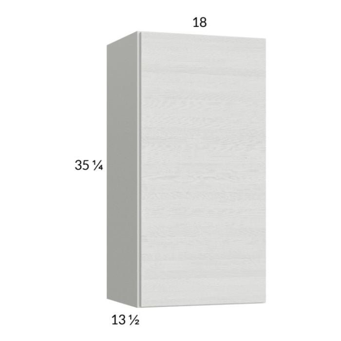 RTA Euro White Grain 18" x 35-1/4" Wall Cabinet