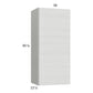 RTA Euro White Grain 18" x 40-1/4" Wall Cabinet