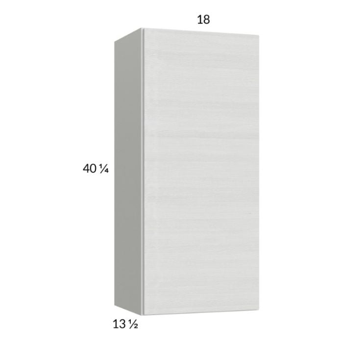 RTA Euro White Grain 18" x 40-1/4" Wall Cabinet