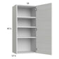 RTA Euro White Grain 18" x 40-1/4" Wall Cabinet