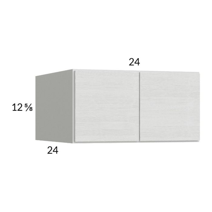 RTA Euro White Grain 24" x 12-5/8" x 24" Wall Cabinet