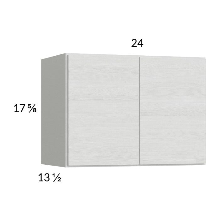 RTA Euro White Grain 24" x 17-5/8" Wall Cabinet