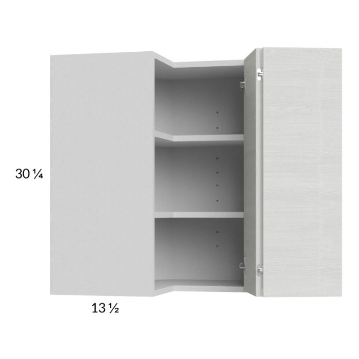 RTA Euro White Grain 24" x 30-1/4" Wall Easy Reach Cabinet
