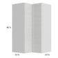 RTA Euro White Grain 24" x 40-1/4" Wall Easy Reach Cabinet