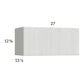 RTA Euro White Grain 27" x 12-5/8" Flip Up Door Wall Cabinet