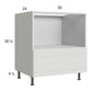 RTA Euro White Grain 30" Base Microwave Cabinet