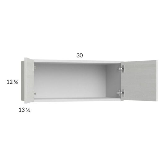 RTA Euro White Grain 30" x 12-5/8" Wall Cabinet