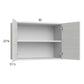 RTA Euro White Grain 30" x 22-5/8" Wall Cabinet with 1 Finished End Panel