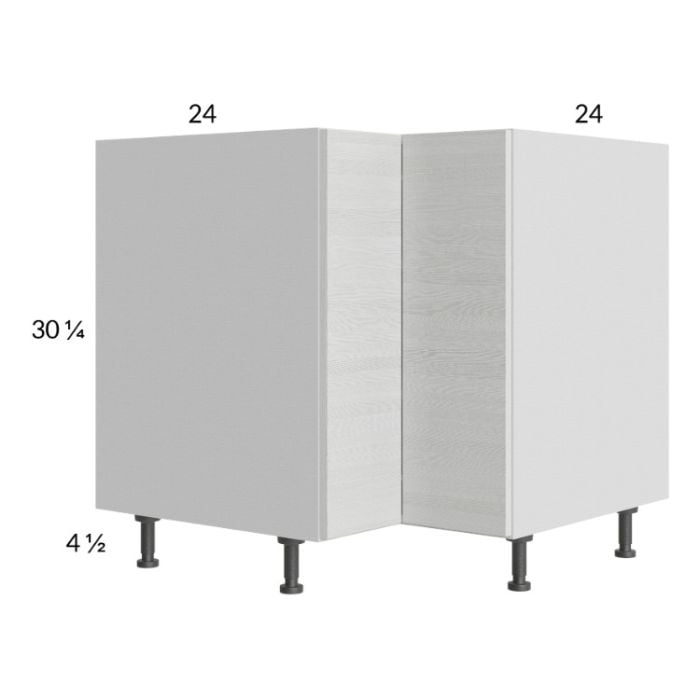 RTA Euro White Grain 33" Corner Base Cabinet with 2 Finished End Panels