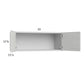 RTA Euro White Grain 33" x 12-5/8" Wall Cabinet with 1 Finished End Panel
