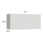 RTA Euro White Grain 33" x 15-1/8" Flip Up Door Wall Cabinet