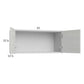 RTA Euro White Grain 33" x 15-1/8" Wall Cabinet with 1 Finished End Panel