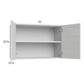 RTA Euro White Grain 33" x 22-5/8" Wall Cabinet with 2 Finished End Panels