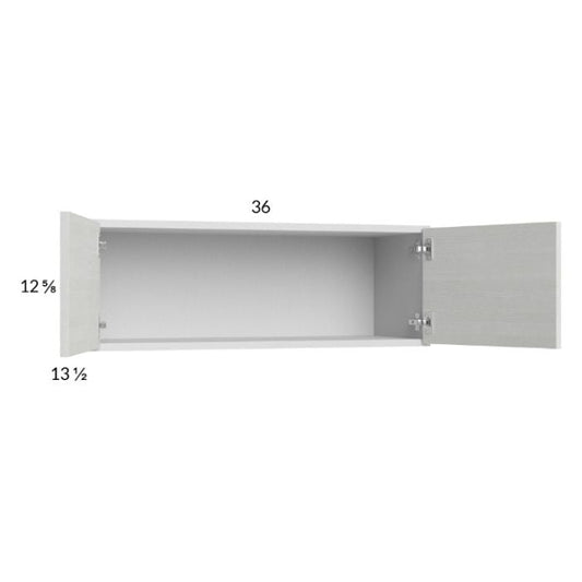 RTA Euro White Grain 36" x 12-5/8" Wall Cabinet