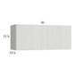 RTA Euro White Grain 36" x 15-1/8" Flip Up Door Wall Cabinet