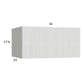 RTA Euro White Grain 36" x 17-5/8" x 24" Flip Up Door Wall Cabinet