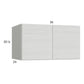 RTA Euro White Grain 36" x 20" x 24" Wall Cabinet