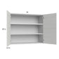 RTA Euro White Grain 36" x 30-1/4" Wall Cabinet with 2 Finished End Panels