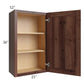 RTA Farmhouse Walnut Shaker 21" x 36" Wall Cabinet