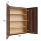 RTA Farmhouse Walnut Shaker 33" x 42" Wall Cabinet