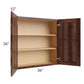 RTA Farmhouse Walnut Shaker 36" x 36" Wall Cabinet