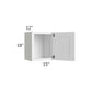 RTA Frosted White Shaker 15" x 18" Wall Cabinet