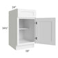 RTA Frosted White Shaker 18" Base Cabinet