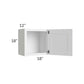 RTA Frosted White Shaker 18" x 18" Wall Cabinet