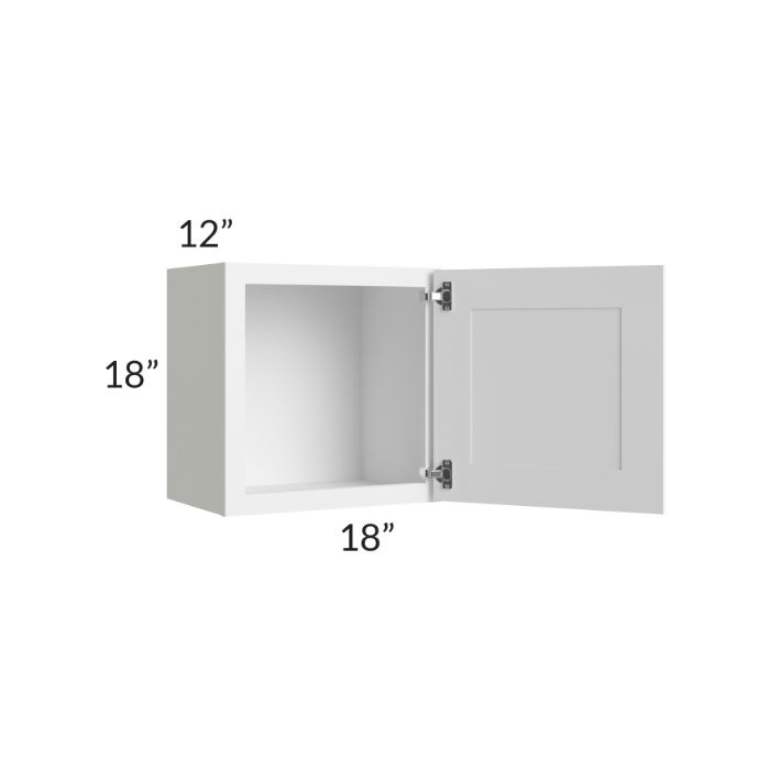 RTA Frosted White Shaker 18" x 18" Wall Cabinet