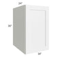 RTA Frosted White Shaker 18" x 30" x 24" Split Pantry Wall Cabinet