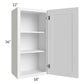 RTA Frosted White Shaker 18" x 36" Wall Cabinet