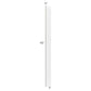 RTA Frosted White Shaker 3" x 42" Fluted Wall Filler