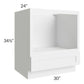 RTA Frosted White Shaker 30" Base Microwave Cabinet