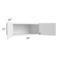 RTA Frosted White Shaker 36" x 15" x 24" Refrigerator Wall Cabinet