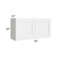 RTA Frosted White Shaker 36" x 18" Wall Cabinet