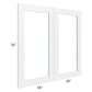 RTA Frosted White Shaker 36" x 36" Glass Door