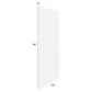 RTA Frosted White Shaker 42" x 96" Plywood Edge Banded Panel