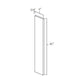RTA Frosted White Shaker 6" x 42" Wall Filler