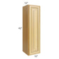 RTA Glazed Praline 12" x 42" Wall Cabinet