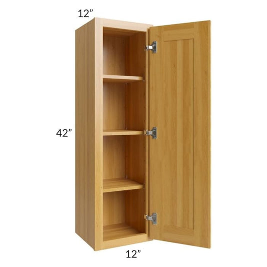 RTA Glazed Praline 12" x 42" Wall Cabinet