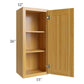 RTA Glazed Praline 15" x 36" Wall Cabinet with 1 Decorative End Panel