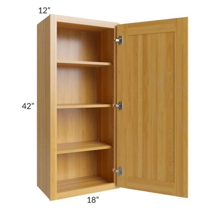 RTA Glazed Praline 18" x 42" Wall Cabinet