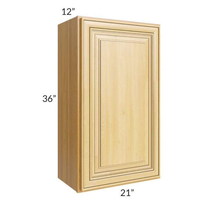 RTA Glazed Praline 21" x 36" Wall Cabinet