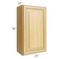 RTA Glazed Praline 21" x 36" Wall Cabinet with 2 Decorative End Panels and Mullion Glass Door
