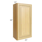 RTA Glazed Praline 21" x 42" Wall Cabinet